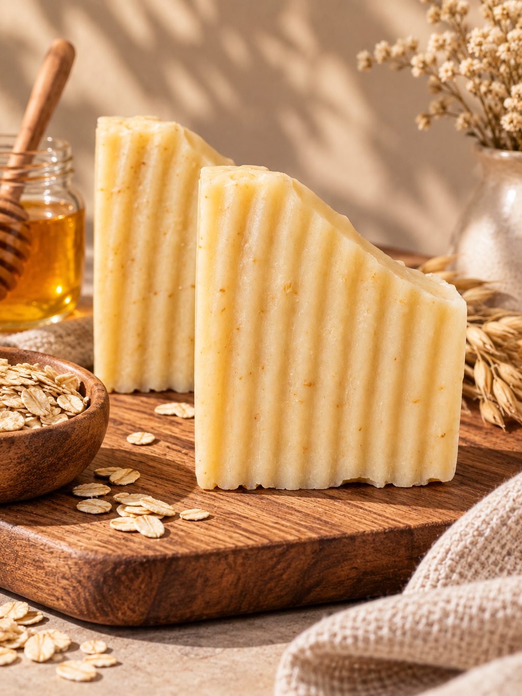 Oat and Honey Handmade Soap – Soft and Hydrated Skin
