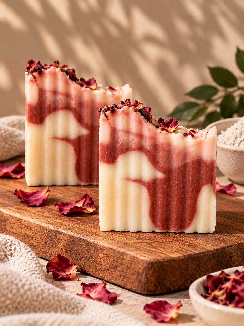 Artisanal White Clay and Rose Soap – Deep Cleansing and Radiant Skin
